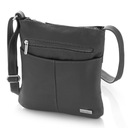 МАЛЕНЬКАЯ СЕРАЯ ЖЕНСКАЯ КОЖАНАЯ СУМКА B-17-GR