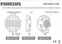 КОМПЛЕКТ ФАР LED (СВІТЛОДІОД) DALEKOSIEZNYCH PURELUX WRC 7 – 4× 7″ | 432W | 26 000 LM  фото 15