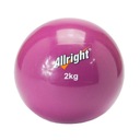 Медбол Allright весовой 13 см фиолетовый