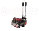 DISTRIBUTOR HYDRAULIC 2 SEKCYJNY 60L 2P80 + PRZYLACZA 22/22 HYDROLIDER 