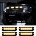 4X ФАРИ ПОПЕРЕДЖУЮЧІ СТРОБОСКОП ДОПОМОГА ЛАФЕТА LED (СВІТЛОДІОД) 12V IP66  фото 11