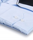 Pánska košeľa hladká modrá slim fit elegantná 39 Veľkosť 39