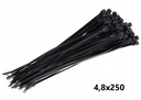 Лента кабельная 4,8х250 ЧЕРНАЯ