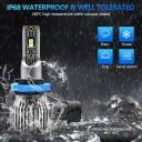 H8/H9/H11 LED (СВІТЛОДІОД) (СВІТЛОДІОД) CELBS WATERPROOF WATERPROOF CAR REFLIGHT LED (СВІТЛОДІОД) (СВІТЛОДІОД) CALKI X4  (17503874472) фото min 5