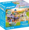 PLAYMOBIL 71496 HORSES OF WATERFALL Повозка с пони