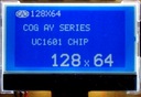 ART Новый ЖК-дисплей 128x64-AY COG с подсветкой. Светодиод Белый/Синий