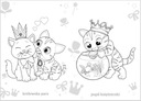Книжка-раскраска для малышей Раскраска Принцесса Кошки 2+ Эльф