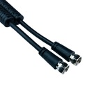 Коаксиальный кабель DPM типа F — 1,5 м, черный