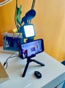 Комплект Youtuber TikToker для записи с телефона, микрофона, лампы, штатива