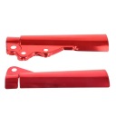 1 PAIRING RED ALUMINUM FRONT SHOCK ABSORBER PROTECTION ACCESSORIES MOTORCYCLE  photo 5