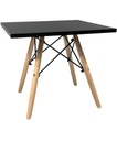 Kuchynský stolík moderný drevený štvorcový 80x80 cm Zbierka Meble do salonu