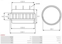 AS-PL AS0033 STATOR, GENERATORIUS nuotrauka 3