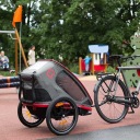 Велосипедный прицеп Hamax Outback Twin Красный