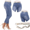 ЖЕНСКИЕ ДЖИНСЫ ДЖИНСЫ С ВЫСОКОЙ ПОЯСНОЙ ПОЯСОМ РАЗМЕРЫ БРЮК