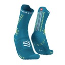 Compressport PRO RACING SOCKS V4.0 TRAIL CREW ENAMEL GREEN 42-44