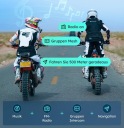 КОМПЛЕКТ SLUCHAWKOWY МОТОЦИКЛЕТНЫЙ ASMAX S1 DO ШЛЕМА BLUETOOTH MESH ИНТЕРКОМ  фото 8
