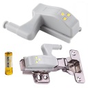 ЛАМПА ДЛЯ ШКАФА ДВЕРНАЯ ПЕТЛЯ + АККУМУЛЯТОР