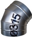 ЛОКОТЬ 315/45 СЕГМЕНТНАЯ ВЕНТИЛЯЦИЯ SPIRO