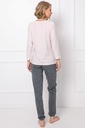 Súprava dlhé pyžamo DEBBIE+ papuče *XL* ružová Obsah súpravy S tričkom