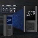 КОМПРЕСОР АВТО POWER BANK ЛІХТАРИК LED (СВІТЛОДІОД) AKUMULATOROWY 150PSI 6000MAH  (17130862637) фото min 8