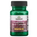 SWANSON Hyaluronic Acid Complex Podpora funkcií pohybového aparátu 60 kapsúl názov Hyaluronic Acid Complex