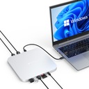 Док-станция-концентратор MC25PRO MAX с твердотельным накопителем USB C M.2 NVMe для Mac Mini M1 M2 HDMI