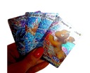 Блестящие карточки с покемонами Пикачу, пакет из 10 шт., в подарок, высокая мощность HP