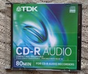 TDK CD-R Музыкальный CD-R Аудио для печати 1шт. КРАСНЫЙ