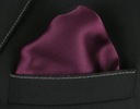 Мужской нагрудный платок - бордовый, одноцветный