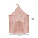 Детская палатка 3 Sprouts из переработанного розового цвета
