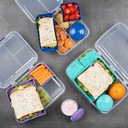 SISTEMA LUNCHBOX BENTO BOX КОНТЕЙНЕР 1250 МЛ С ОТДЕЛЕНИЯМИ ДЛЯ СОУСА