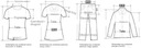 Pánska menčestrová mikina tričko s dlhým rukávom Druh bez kapucne