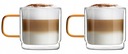 Термостаты для кофе, двойное стекло, 2x320мл