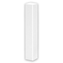 УГЛОВАЯ 8 см БЕЛАЯ НАПОЛЬНАЯ ПЛАНКА МДФ-ПЛИНТ