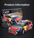 CADA AUTÓ ÉPÍTŐKOCKA MODELL CITROEN C4 WRC 2008 1569 ELEM Alsó korhatár 18