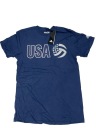 Футболка мужская, темно-синяя, ADIDAS VOLLEYBALL USA S