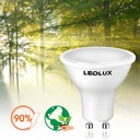 10 светодиодных лампочек GU10 10 Вт = 85 Вт SMD 6000K в холодном состоянии Premium LEDLUX не мигает