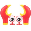 1 KIT KOLOROWYCH ACCESSORIES NA KASK: SZCZYPCY KRABA I EYES DO MOTORCYCLES  photo 6