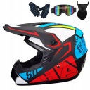 КОМПЛЕКТ ДЛЯ ДЕТИ MOTOCROSS HELMET FULL-FACE - ОЧКИ TERENOWE + REKAWICE  фото 11
