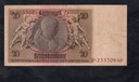 BANKNOT NIEMCY -- 20 reichsmark -- 1924 / 1929 rok -- ser. P Kraj Niemcy