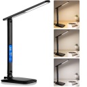 ШКОЛЬНАЯ НАСТОЛЬНАЯ ЛАМПА СВЕТОДИОДНАЯ ДАТА ВРЕМЯ ТЕРМОМЕТР РЕГУЛИРУЕМЫЙ ДИСПЛЕЙ