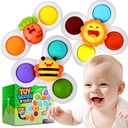 3 X Fidget Spiner Toy Toy Sensory Sandbanking с всасывающей чашкой