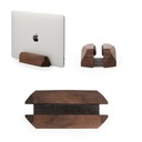 Вертикальная деревянная подставка для ноутбука ОРЕХ Сделано в Польше