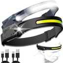 МОЩНЫЙ СВЕТОДИОДНЫЙ ФОНАРЬ ДЛЯ ГОЛОВЫ, ВОДОНЕПРОНИЦАЕМЫЙ, ПРЯМОГО СИЛИКОНА