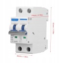 DC MINIATUROWY ВИКЛЮЧАТЕЛЬ 2 BIEGUN 1000V 32A DIN RAIL MOUNT PV СИСТЕМА FP  (18320299484) фото min 8