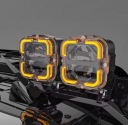 ФАРИ STROBO ГАЛОГЕНИ LED (СВІТЛОДІОД) DO МОТОЦИКЛА 6W1 4 ДЮЙМІВ 65W КОМПЛЕКТ 2ШТ УПРАВЛІННЯ  фото 14