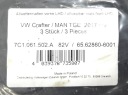 КОВРИКИ РЕЗИНА VW CRAFTER MAN TGE 7C1061502A 65.62860-6001  фото 9