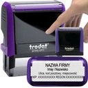 TRODAT STAMP 4911 ДЛЯ 4-СТРООЧНОГО ДИЗАЙНА КОРПОРАТИВНОГО ЛИЧНОГО ОФИСА + ЛАСТИК