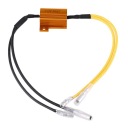 2X РЕЗИСТОР РЕЗИСТОР ПОВОРОТНИК LED (СВІТЛОДІОД) МОТОЦИКЛЕТНИЙ 25W 6,8OM КОРПУС ALUMINI  (18579304486) фото min 11