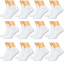 12 PAR STOPKI BAWEŁNA DAMSKIE JAKOŚĆ BIAŁE 39-41